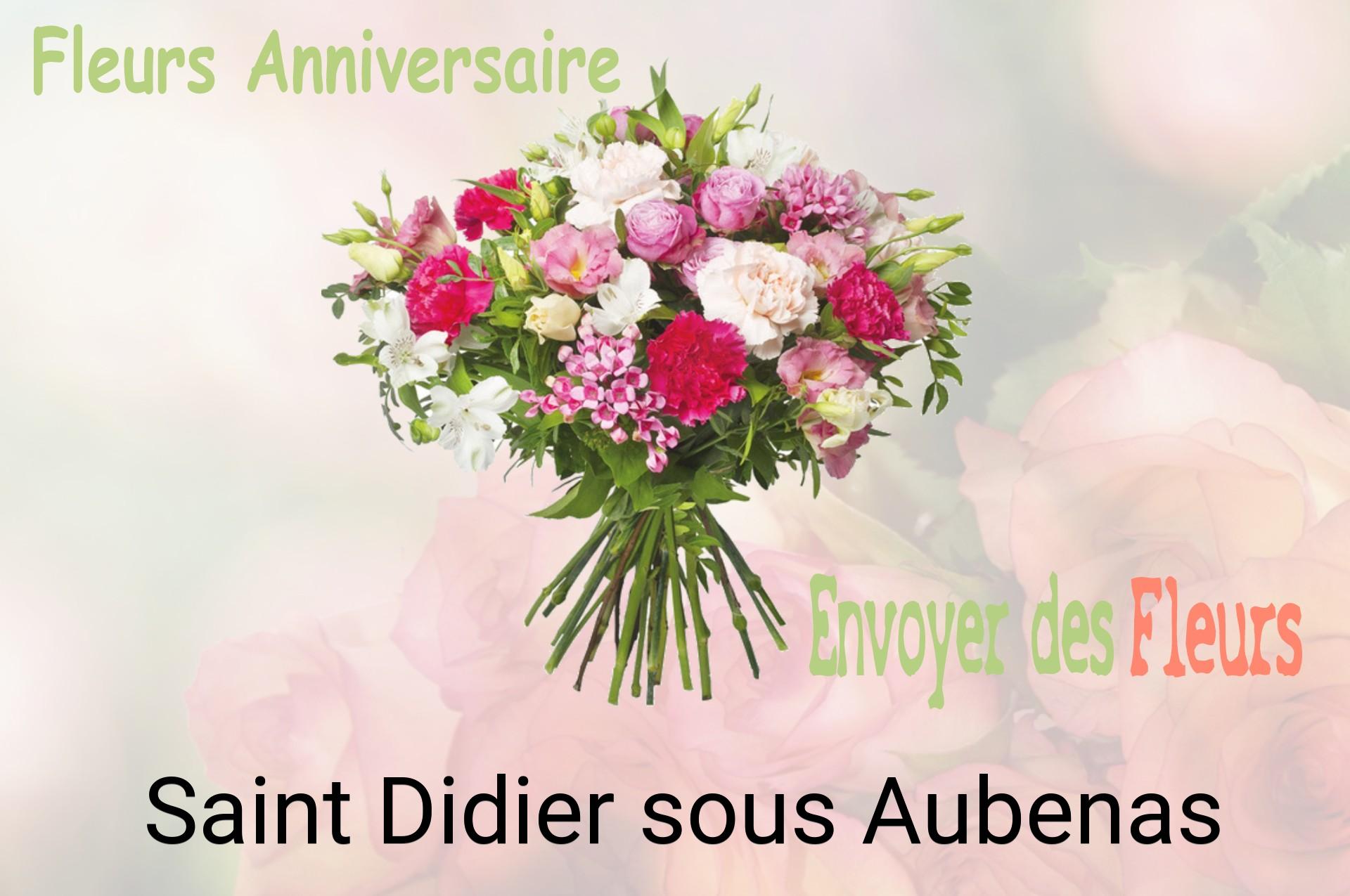 Bouquet de fleurs d’anniversaire livré à Saint-Didier-sous-Aubenas