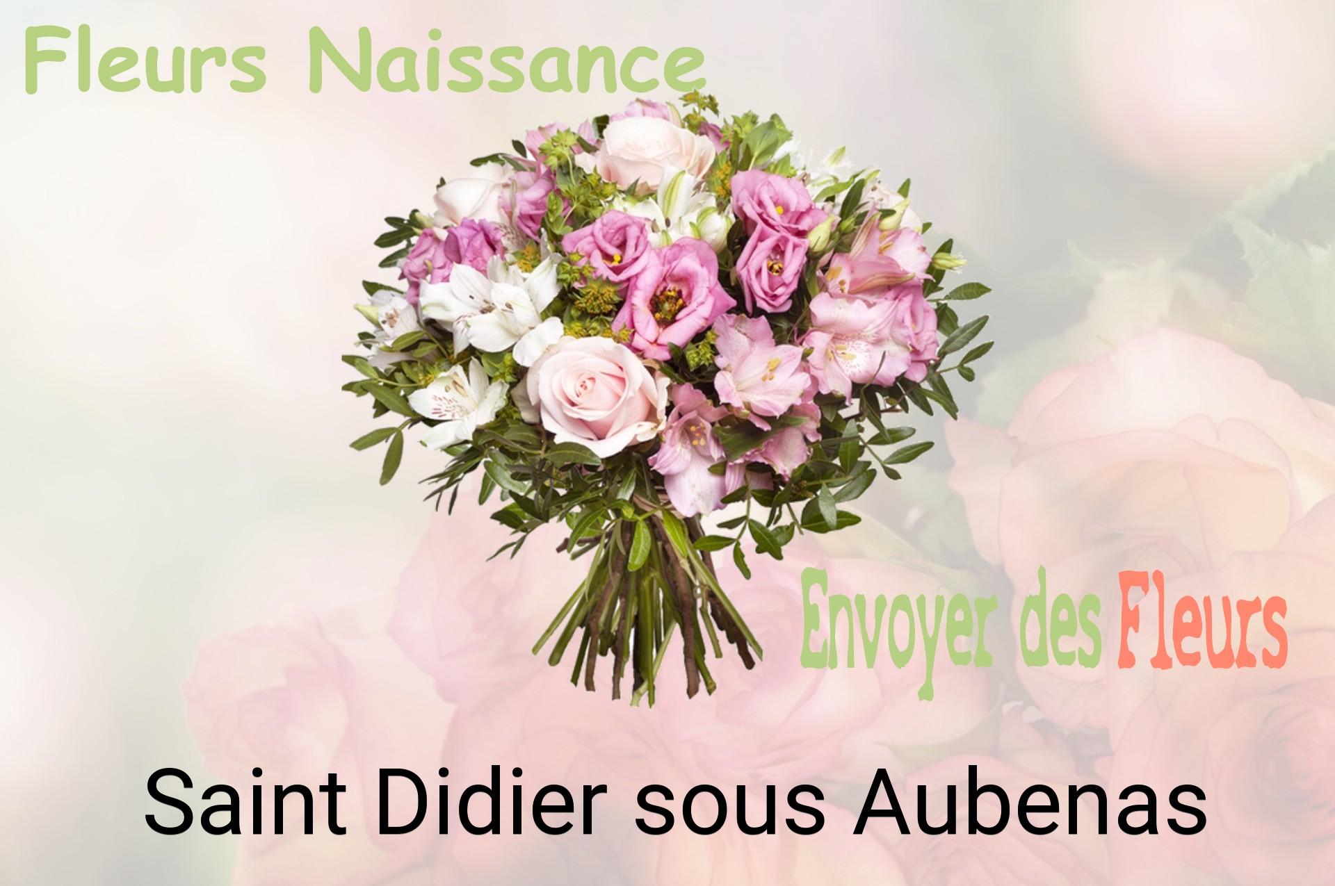 Bouquet de fleurs de naissance livré à Saint-Didier-sous-Aubenas